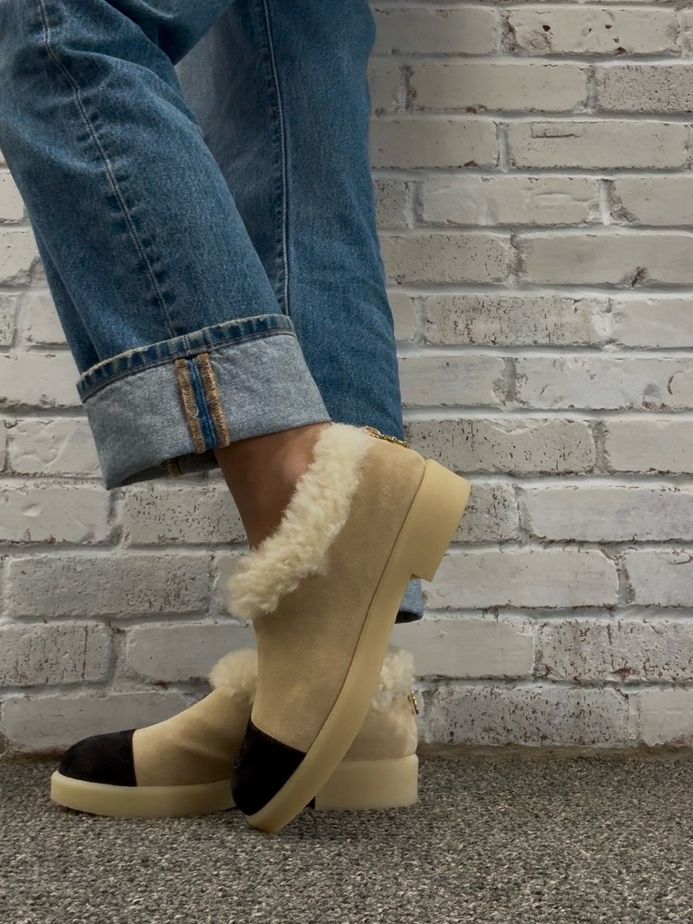Chanel shearling suede Short Boots - Picture 10 of 13